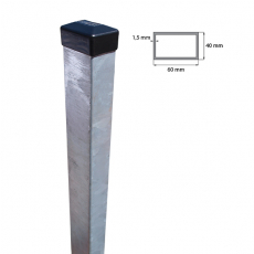 Stĺpik 60x40mm Zn 2500mm