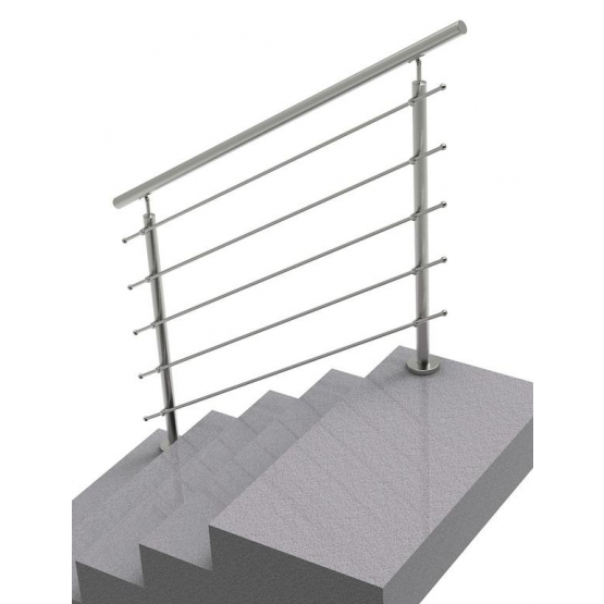 Nerezové zábradlie na schody, 1500x1000mm, VS