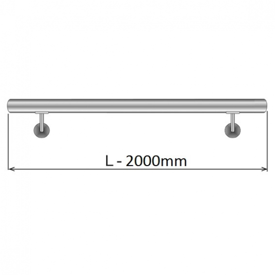 Madlo AISI304, D42,4/L2000mm lesk