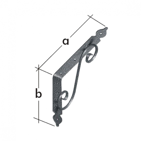 Konzola 240x190mm