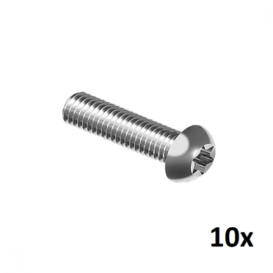 Skrutka PH/TORX M5x16 DIN7380 A2 nerezová 10ks/bal