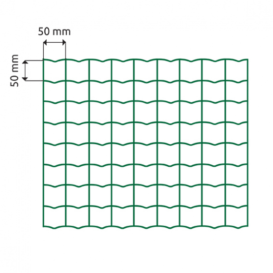 Pletivo zvárané 50x50x2,5-1000mm 25m zelená